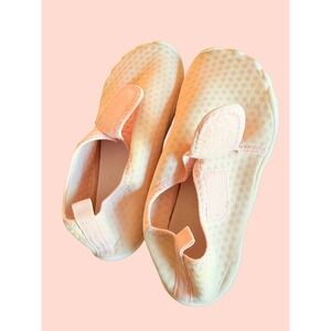 Girls sz 5 Pink Mesh Water Shoes Aqua Socks Barefoot Beach Pool Summer